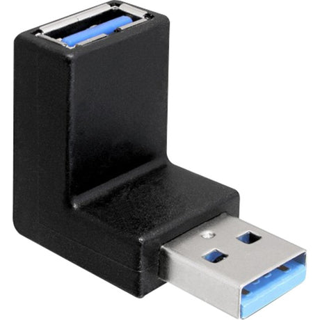 Delock USB3.0-adapter (sort, 90°)