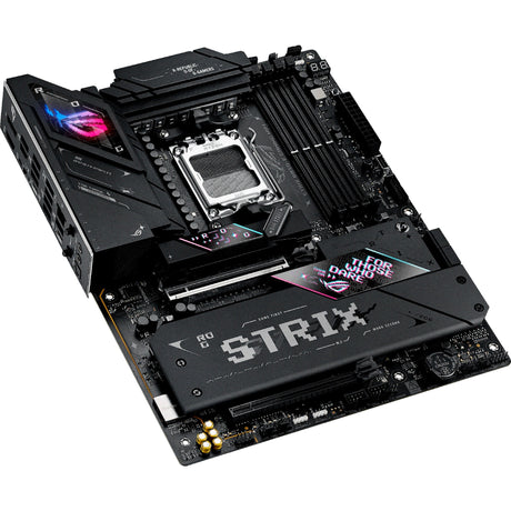 Asus ROG Strix B850-E Gaming WiFi Socket AM5 bundkort (sort, RAID, 5 GB-LAN, Wi-Fi 7, BT, lyd, ATX)