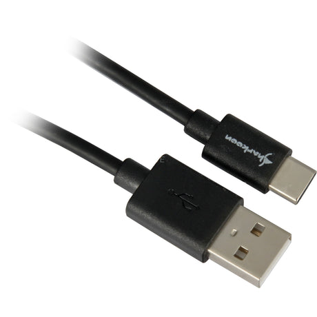 Sharkoon USB-A 2.0 - USB-C-kabel (sort, 2 meter)