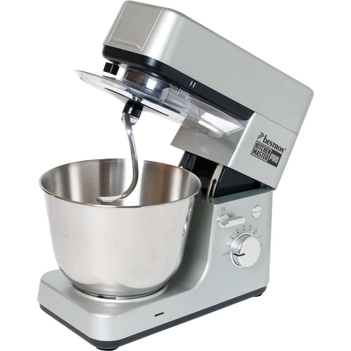 Bestron akm1600s 4-i-1 foodprocessor kitchen master pro (sølv)