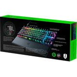 Razer Huntsman V3 Pro TKL RGB mekanisk gaming-tastatur (sort, amerikansk layout (QWERTY), analog optisk gen 2, 80 % (TKL), double-shot PBT)