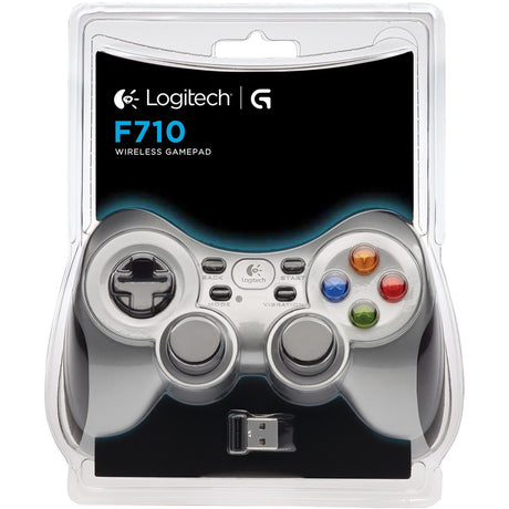 Logitech g trådløs gamepad f710 (sølv sort)