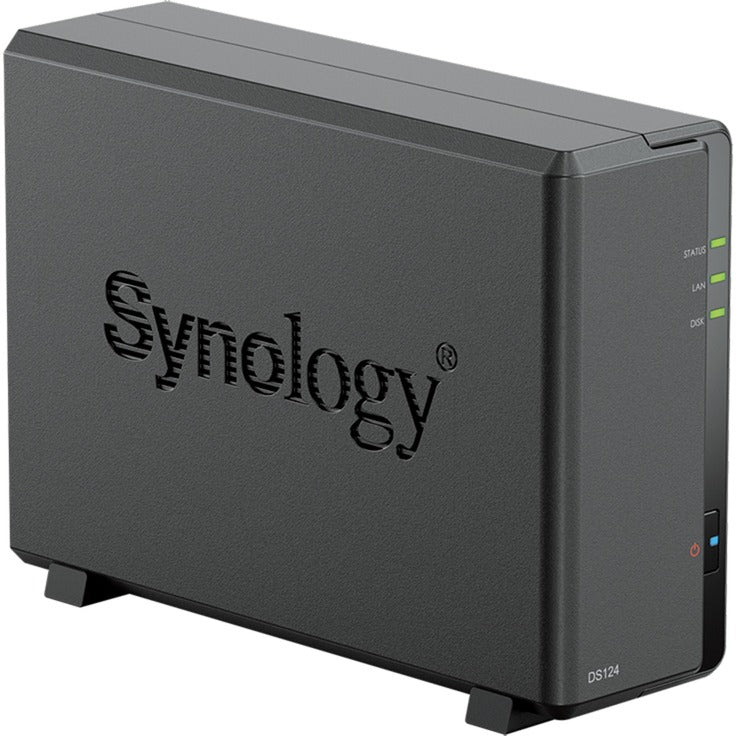 Synology diskstation ds124 nas (sort, USB-A 3.2 (5 GBit s))