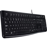 Logitech keyboard k120 til erhvervslivet (us-internationalt layout (qwerty), gummikuppel)
