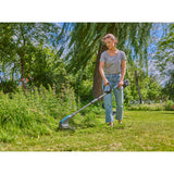 Gardena powertrim 30 18v græstrimmer (grå turkis, batteri og oplader medfølger ikke)