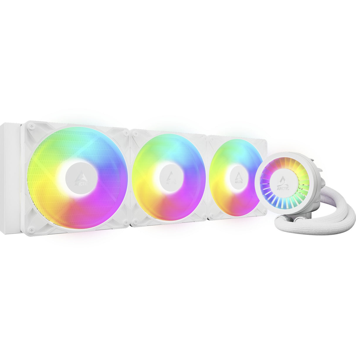 Arctic Liquid Freezer III Pro 420 A-RGB Vandkøling (hvid, 4-benet PWM blæserstik)