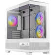 Antec cx500m argb mini tårnhus (hvid | 2x USB-A | 1x USB-C | hærdet glas)