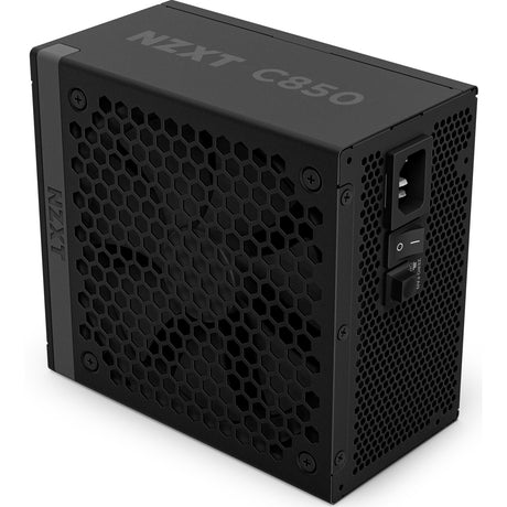 Nzxt c850 gold atx 3.1 modulær 850 watt strømforsyning (sort, 1x 12v-2x6, 3x pcie)