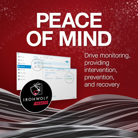 Seagate ironwolf 8 TB harddisk (SATA 600, 24 7)