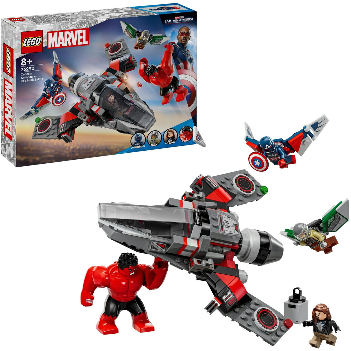 Lego marvel - captain america vs. Red Hulk Duel Construction Toy (76292)