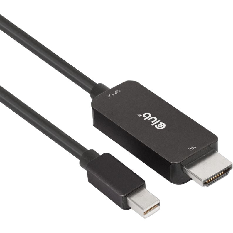 Club 3D mini displayport 1,4 til HDMI-kabel (sort, 1,8 meter)