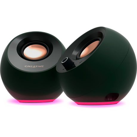 Creative Pebble Pro PC-højttaler (sort, AUX, USB-A, USB-C, Bluetooth 5.3, RGB)