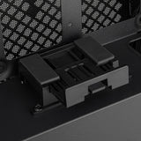 Silverstone milo 12 mini tårnhus (sort | 2x USB-A | 1x USB-C)