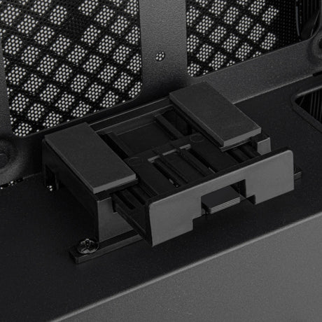 Silverstone milo 12 mini tårnhus (sort | 2x USB-A | 1x USB-C)