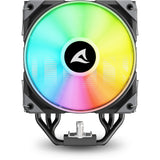 Sharkoon a50 rgb cpu køler (sort, 4-benet pwm blæserstik)