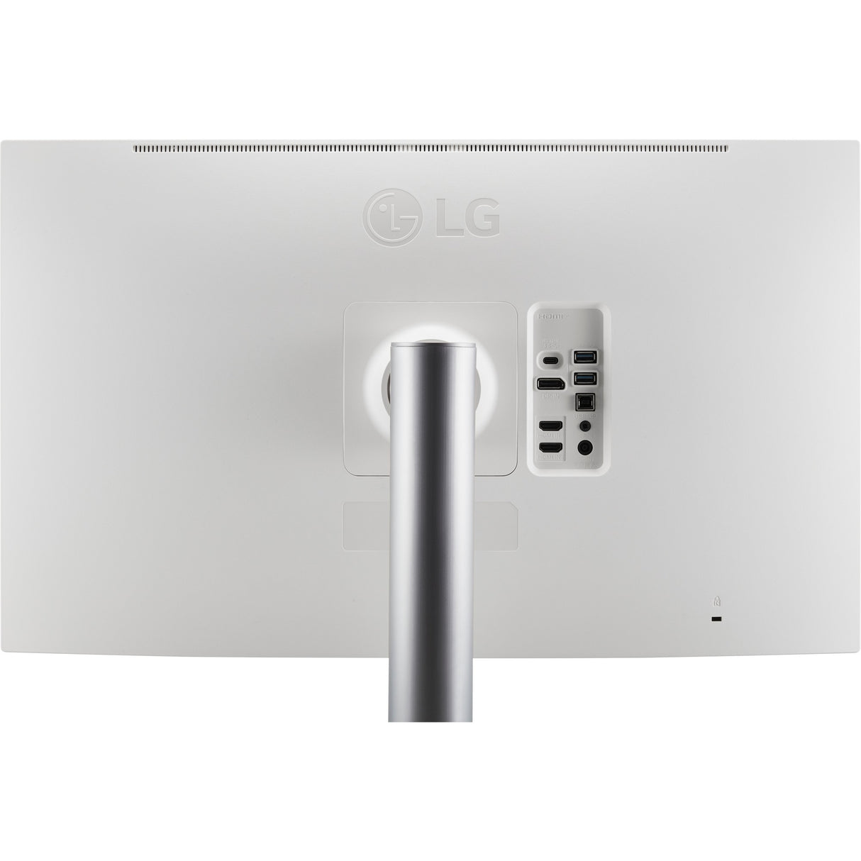 LG Ultrafine 27UQ850V-W 27 4K UHD-skærm (hvidsølv, 2x HDMI, skærmport, 2x USB-A, USB-B, USB-C)