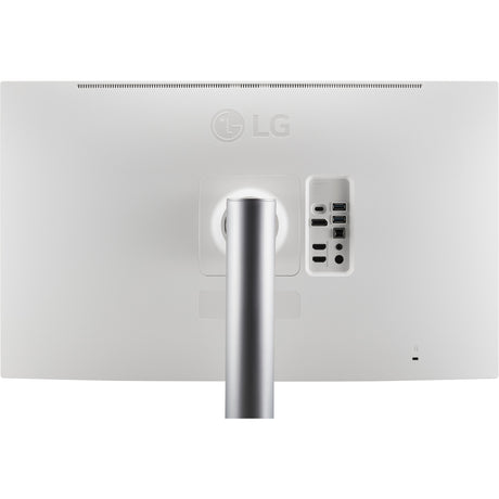 LG Ultrafine 27UQ850V-W 27 4K UHD-skærm (hvidsølv, 2x HDMI, skærmport, 2x USB-A, USB-B, USB-C)