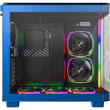 Montech king 95 pro midi tårnhus (blå | 2x USB-A | 1x USB-C | RGB | hærdet glas)
