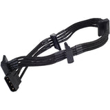 Silverstone-adapter 4-benet molex > 4x 15-benet sata (sort, pp07-btsb)