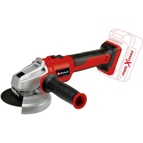 Einhell batteri vinkelsliber axxio 18 115 q bl li solo - power x-change - 18 v li-ion - børsteløs motor - ø115 mm - 8.500 o/min - hurtigspændemøtrik - ekskl. batteri, lader og slibeskive