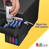 Epson ecotank et-2871 a4 multifunktions wi-fi-printer med blækbeholder alt-i-én inkjetprinter (sort, scan, kopi, wi-fi, inklusive op til 3 års blæk)