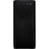 Inter-tech h-606 mini tårnhus (sort | 2x USB-A)