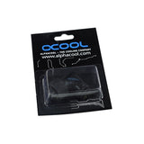Alphacool 16 10 kompressionsfitting 90° drejelig g1 4 tilslutning (sort)