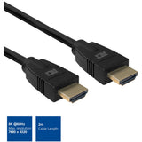 Act-forbindelse 2 meter hdmi 8k ultra højhastighedskabel v2.1 hdmi-a han - hdmi-a han (sort)