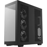 Deepcool CH780 Midi Tower-hus (sort | 4x USB-A | 1x USB-C | RGB | hærdet glas)