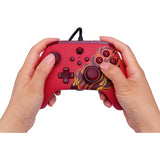 Powera advantage controller med kabel til xbox-serien x|s - red fire (rød, xbox-serien x|s, xbox one, pc)