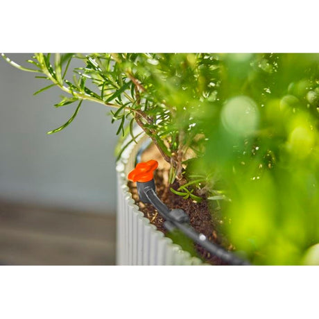 Gardena mikro-drypvandende altansæt (15 planter) drypper (sort grå)