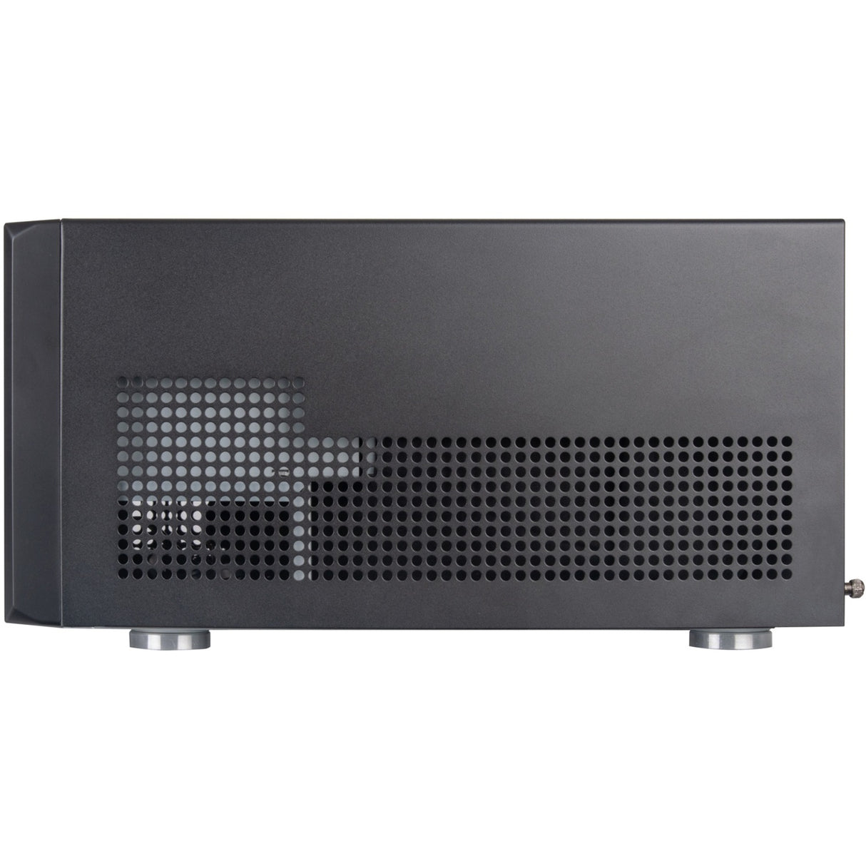 Silverstone sst-cs351 mini tårnhus (sort | 2x USB-A | 1x USB-C)