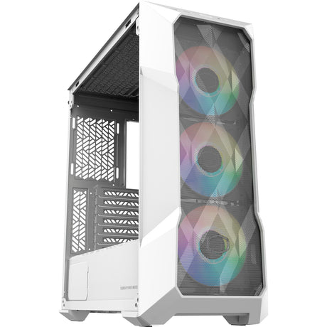 Cooler Master Masterbox TD500 Mesh V2 Midi Tower-hus (hvid | 2x USB-A | 1x USB-C | RGB | hærdet glas)