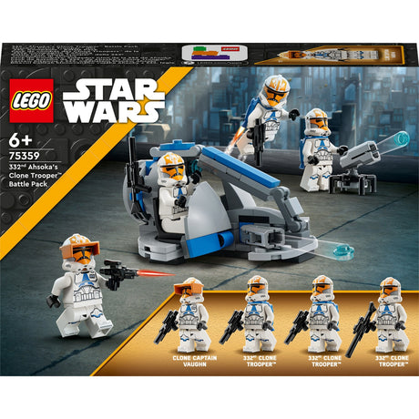 Lego star wars - 332nd ahsoka's clone trooper battle pack byggelegetøj (75359)