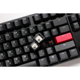 Ducky one 3 carbon black mekanisk tastatur (carbon, us-layout (qwerty), cherry mx brown, 100%, pbt double shot, hot swap)