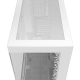 Deepcool ch690 digital midi tårnhus (hvid | 2x USB-A | 1x USB-C | hærdet glas)