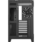 Xyz PC Gear Tesseract A-RGB Midi Tower-hus (sort | 2x USB-A | 1x USB-C | RGB | Hærdet glas)