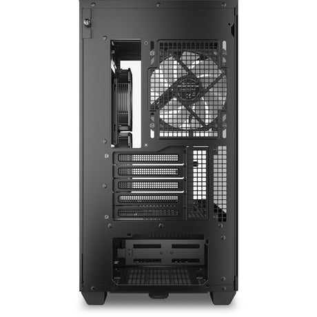 Sharkoon elite shark cm100 midi tårnhus (sort | 2x USB-A | 1x USB-C | RGB | hærdet glas)