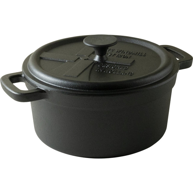 Vindmøllen grillpande l stegepande (sort, ø 23 cm | 3,6 liter)