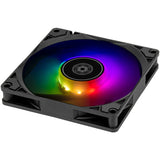 Silverstone air slimer 90 argb kabinet ventilator (sort, 92 x 92 x 15 mm, pwm)