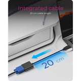 Icy box ib-ac502a hdmi til vga adapter (sort)