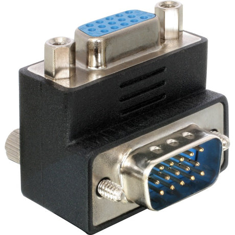 Delock-adapter 90° VGA > VGA (sort, 90° buet, 65171)