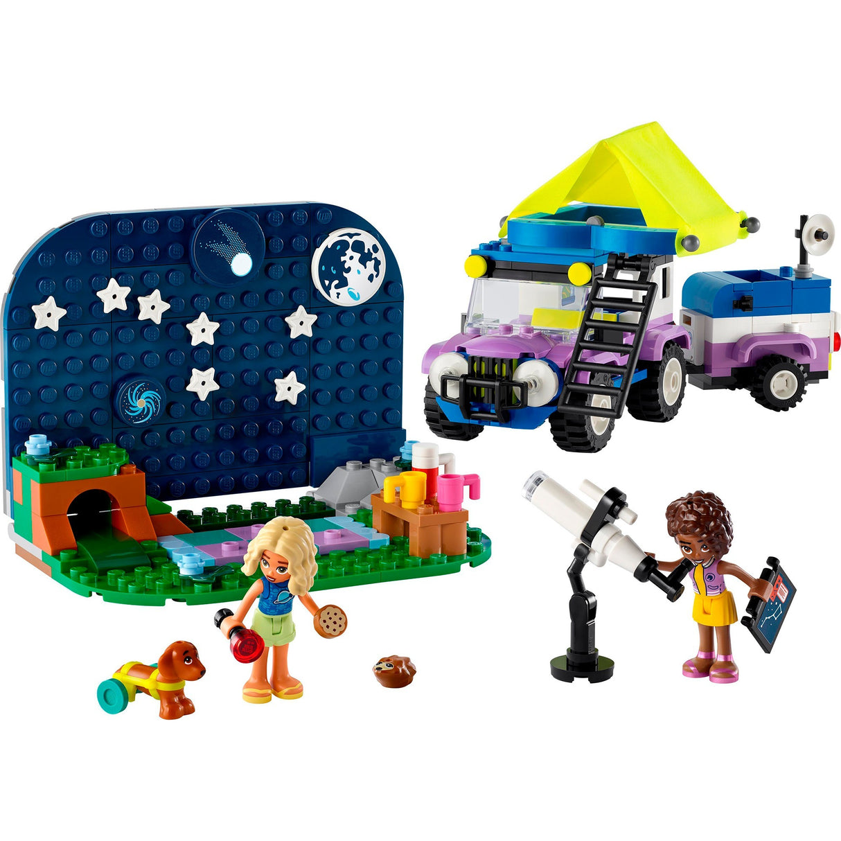 Lego friends - astronomisk campingvogn byggelegetøj (42603)