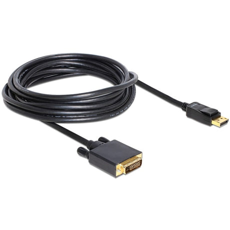 Delock skærmport > dvi 24+1 adapter (sort, 5 meter)