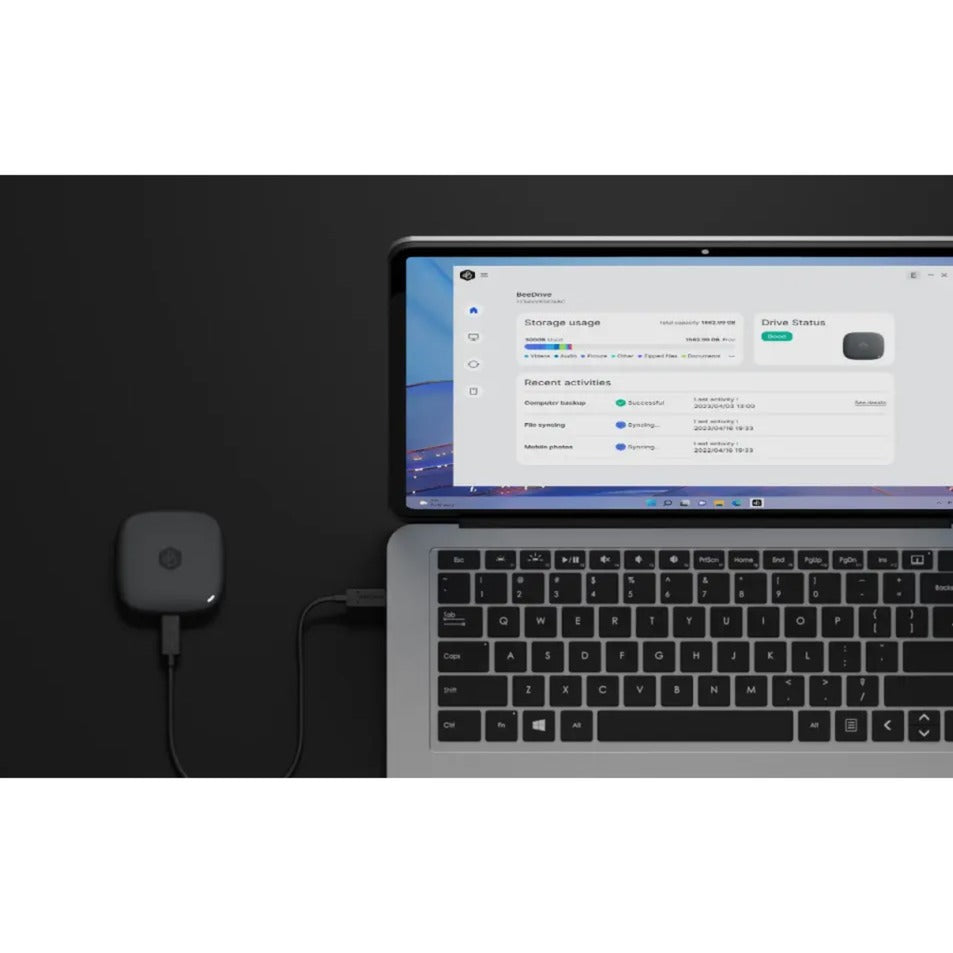 Synology beedrive 2 TB ekstern SSD (sort, USB 3.2 gen 2 (type C))