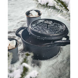 Vindmøllegrillens stegepande (sort, ø 20 cm | 2,1 liter)