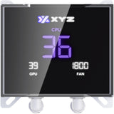Xyz pc gear hydrotemp aio 240 vandkøling (hvid, argb, pwm)