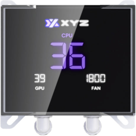 Xyz pc gear hydrotemp aio 240 vandkøling (hvid, argb, pwm)