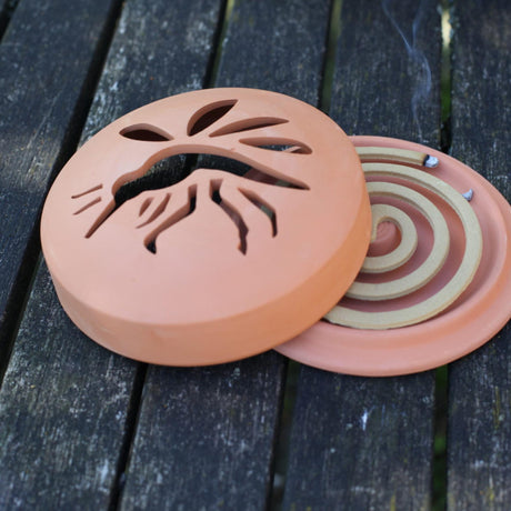 Esschert design citronella spiraler i terracotta