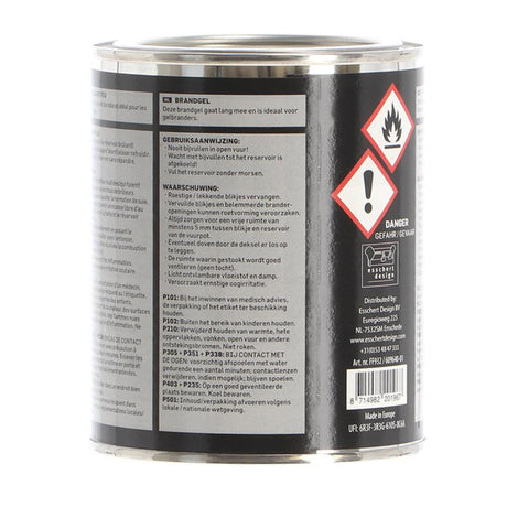 Esschert design brand gel i dåse 500ml